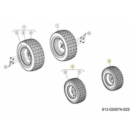 WHL C0MPL 16X6.5X8 SQ SH PLST 634-05180A-S ORIGINALE MTD | NewgardenParts.com