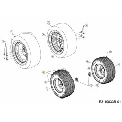 WHL C0MPL 16X6.5X8 SQ SH PLST 634-05180-CB ORIGINALE MTD | NewgardenParts.com