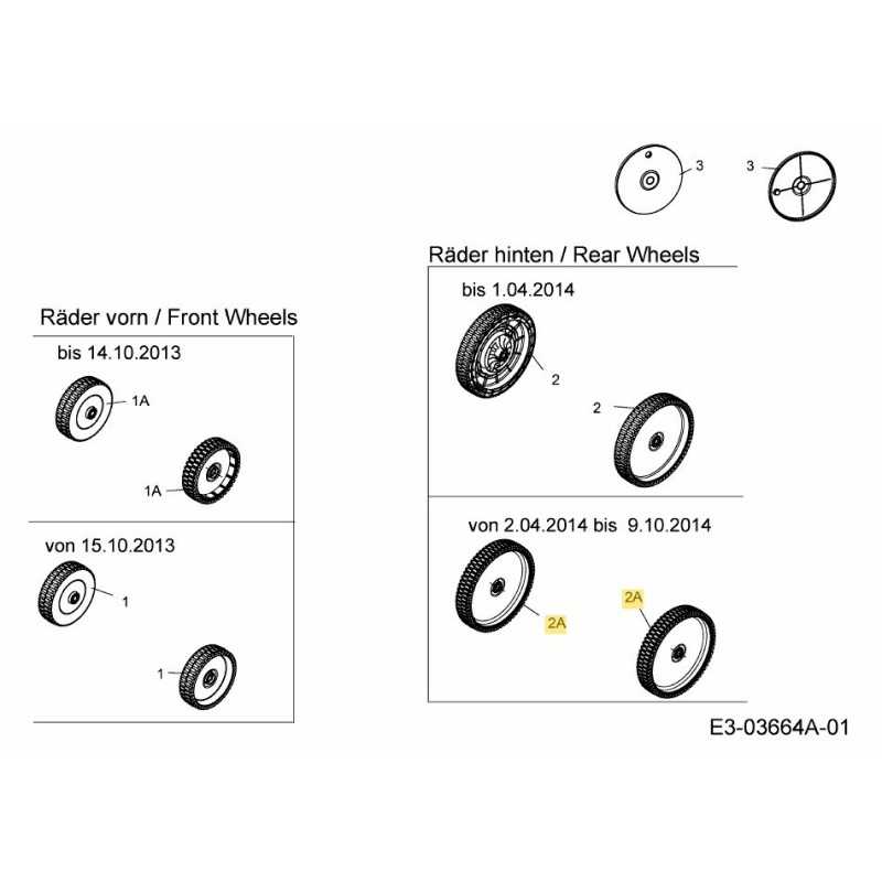 WHL COMP 11" IDLE PREM BB 634-05023 ORIGINALE MTD