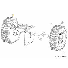 WHL:COMP:15x5x6 X-TRAC RH 634-04148ACB ORIGINAL MTD