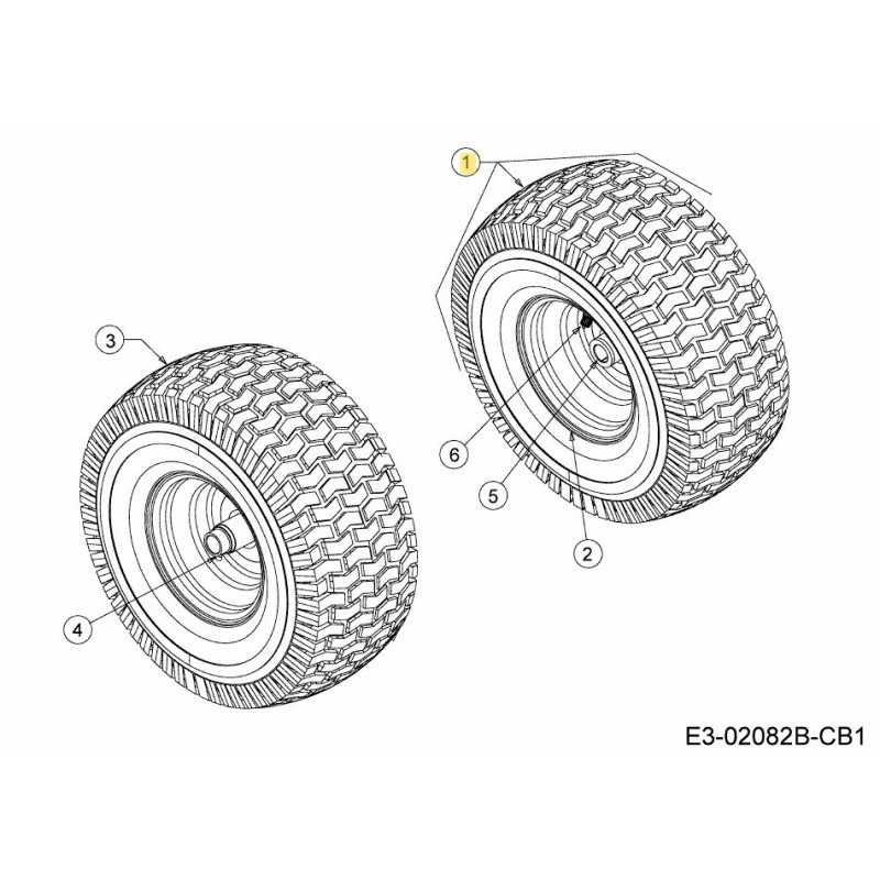WHL COMPL 13.0x5.0x6.0 PLAS 634-04101-CB ORIGINALE MTD