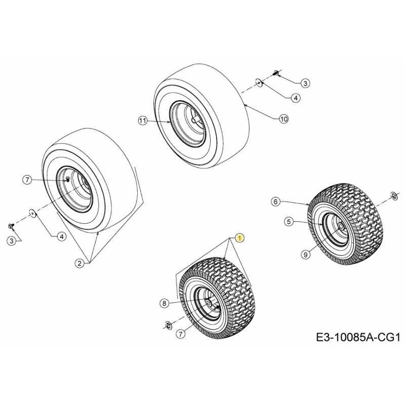 WHL COMPL 15x6x6 SQ SH PLST 634-05178-CG ORIGINALE MTD