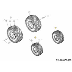 WHL:COMPL:15x6x6:SQ SH PLST 634-05149A-S ORIGINAL MTD
