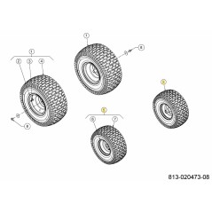 WHL:COMPL:15x6x6:SQ SH PLST 634-05149ACB ORIGINAL MTD