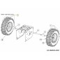 WHL COMPL 16x4.8x8 RH X-TRAC 634-04146717 ORIGINALE MTD