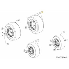 WHL:COMPL:18X8.5X8:MT 634-05342-CB ORIGINAL MTD