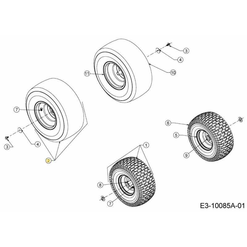 RUEDA: COMPLETA: 18X8.5X8: CÉSPED SVR 634-05302-CB ORIGINAL MTD
