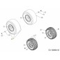 WHL COMPL 18X8.5X8 TURF SVR 634-05302-CB ORIGINALE MTD