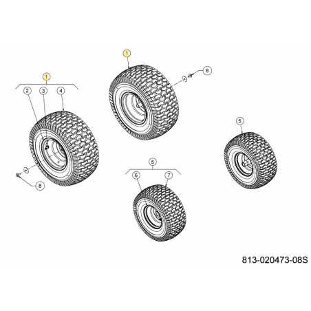 WHL COMPL 20.0x8.0 634-0104-637 ORIGINALE MTD | NewgardenParts.com