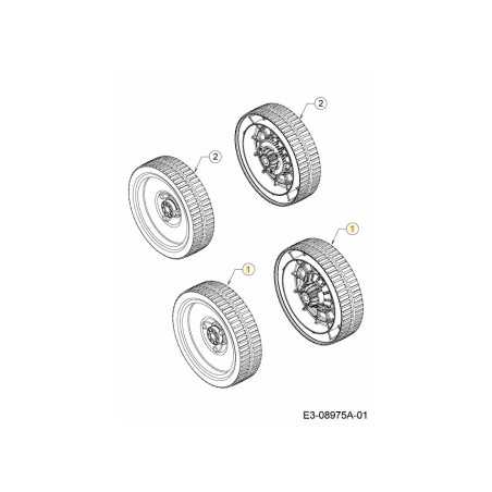 WHL COMPL 200MM RWD BAR SLV 734-04198 ORIGINALE MTD | NewgardenParts.com