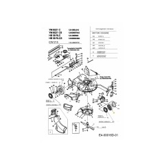 WHL COMPL 7X2 CSTR LINK BLK BB 734-1857 ORIGINALE MTD | NewgardenParts.com