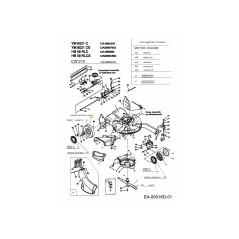 WHL COMPL 9x2 LINK BLK SLEEV 734-1981A ORIGINALE MTD | NewgardenParts.com
