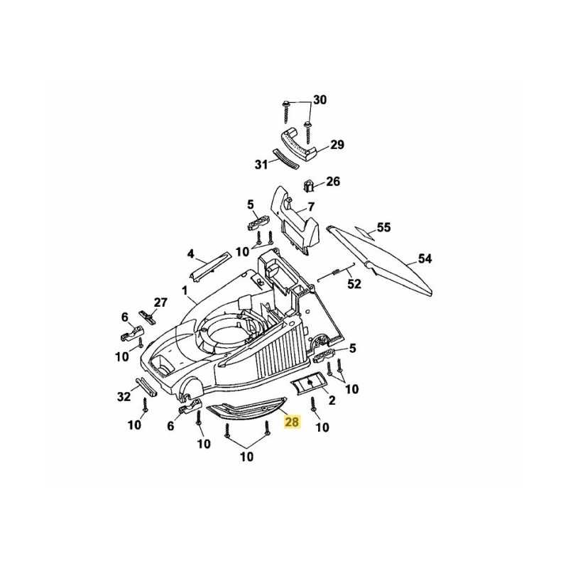 Windkanalabdeckung 4001311 Original MTD