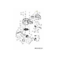 TUERCA DE PALETA M-10 712-06841 ORIGINAL MTD | NewgardenParts.com