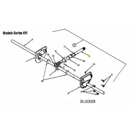 Arbre à vis sans fin 717-0526 ORIGINAL MTD | NewgardenParts.com