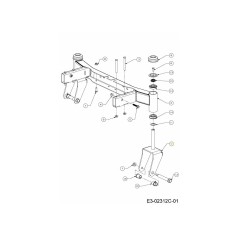 ROUE DE COULISSE 603-05057DCY ORIGINALE MTD