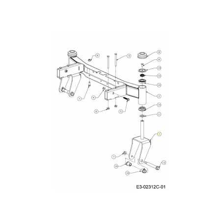 YOKE CASTER WHEEL 603-05057DCY ORIGINAL MTD | NewgardenParts.com