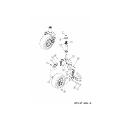 Jochlenkrad 603-08599ACY Original MTD