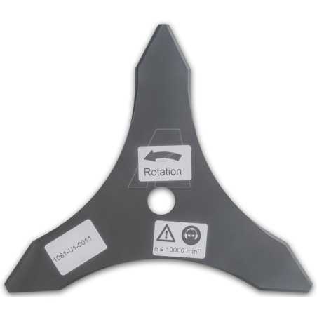 Brushcutter blade 255 mm, 3 teeth, FC Ø 20.0 mm, 3.0 mm | NewgardenParts.com