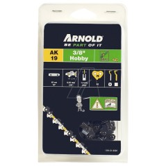 3/8" Low Profile Chainsaw Chain, 1.3mm, 62 Links, with Safety Link, Chisel Edge | NewgardenParts.com