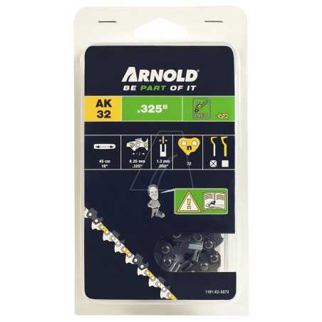 .325" Chainsaw Chain, 1.3mm, 72 Links, with Safety Link, Half Chisel | NewgardenParts.com