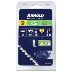 Chaîne de tronçonneuse 3/8" 1,5 mm, 64 maillons avec maillon de sécurité, demi-carré