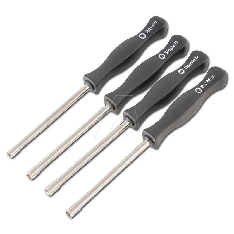 4-piece screwdriver set for 2-stroke engine carburetion