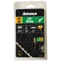 Cadena para motosierra de perfil bajo de 3/8", 1,3 mm, 40 eslabones, eslabón de seguridad, borde cincelado