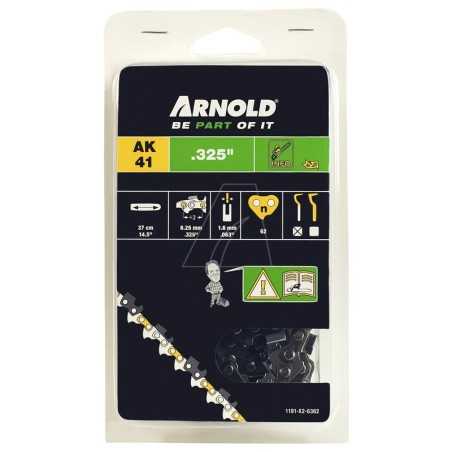 .325" Chainsaw Chain, 1.6mm, 62 Links, with Safety Link, Half Chisel | NewgardenParts.com