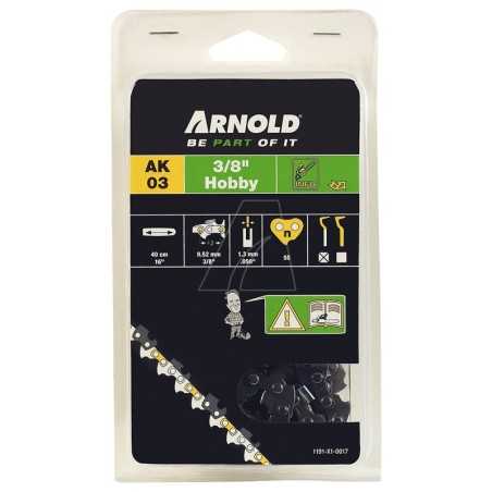3/8" Low Profile Chainsaw Chain, 1.3mm, 55 Links, Safety Link, Chisel Edge | NewgardenParts.com