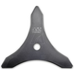 Cuchilla desbrozadora de 25,5 cm para uso forestal - orificio de 20 mm