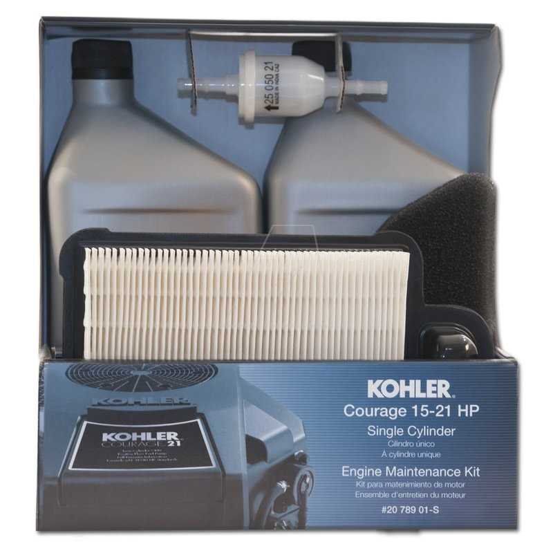 Kohler Courage Single Cylinder Engine Maintenance Kit Kohler Courage Single Cylinder Engine Maintenance Kit