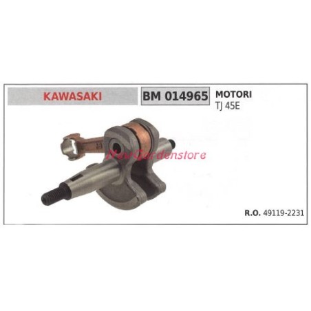 Albero motore KAWASAKI motore decespugliatore Tj 45E 014965 | NewgardenParts.com