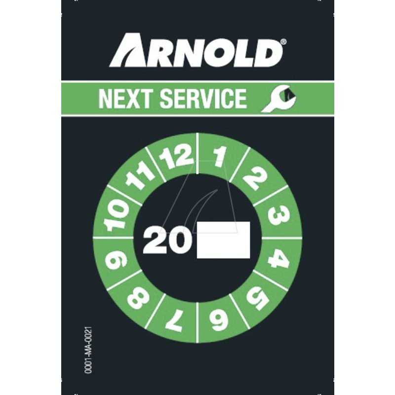 autocollant de service « ARNOLD »
