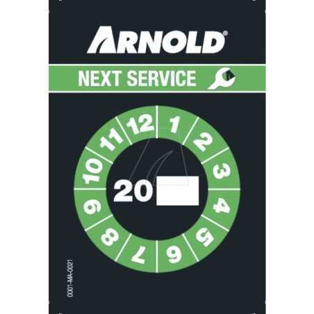 autocollant de service « ARNOLD » | NewgardenParts.com