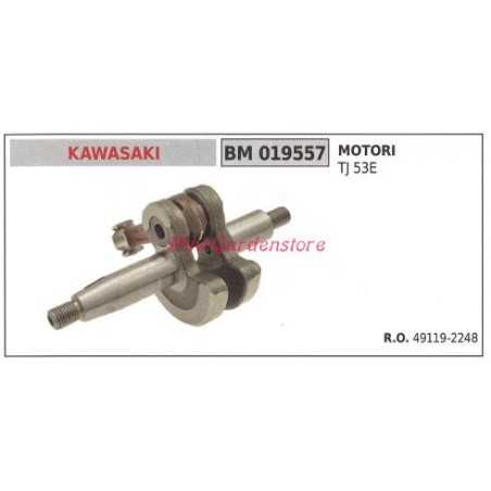 Crankshaft KAWASAKI engine brushcutter Tj 53E 019557 | NewgardenParts.com