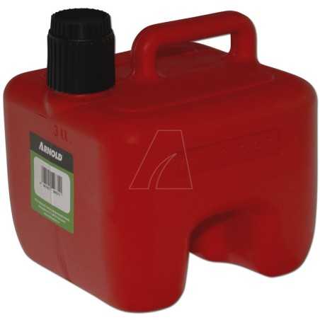 3L fuel can, red, stackable | NewgardenParts.com