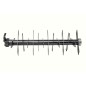Eje de cuchilla de repuesto para verticutter de 37 cm