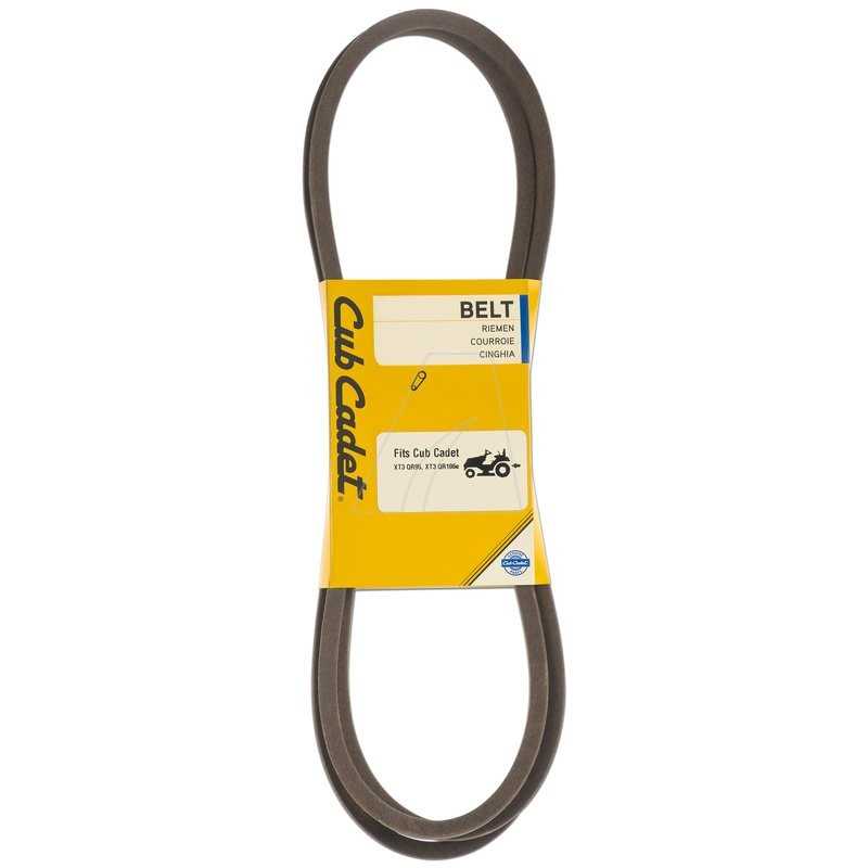 Cinghia di trasmissione XT3 con scarico posteriore