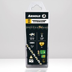 ARNOLD AK89 Titanium Chainsaw Chain 3/8" LP 1.3mm 53 TG | NewgardenParts.com