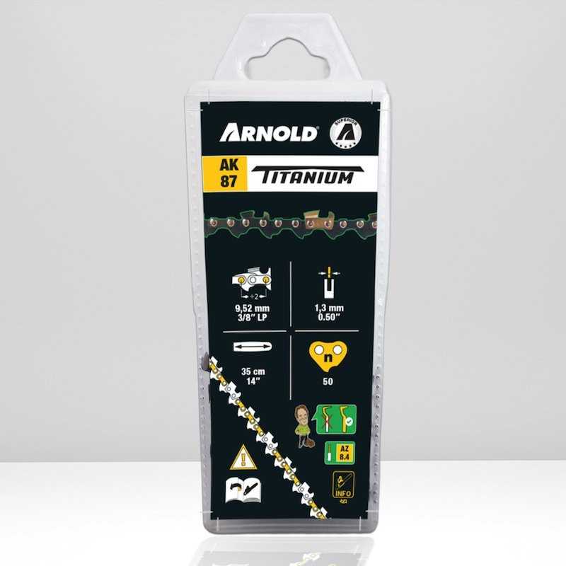 ARNOLD AK87 Titanium Chainsaw Chain 3/8" LP 1.3mm 50 TG