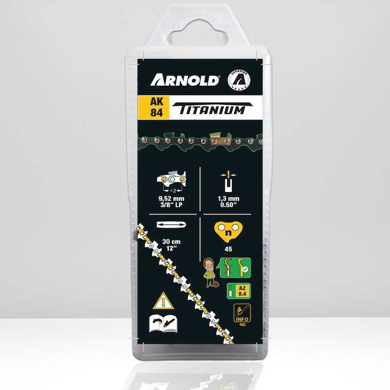 ARNOLD AK84 Titanium Chainsaw Chain 3/8" LP 1.3mm 45 TG