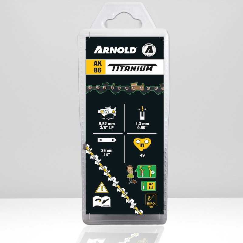 ARNOLD AK86 Titanium Chainsaw Chain 3/8" LP 1.3mm 49 TG