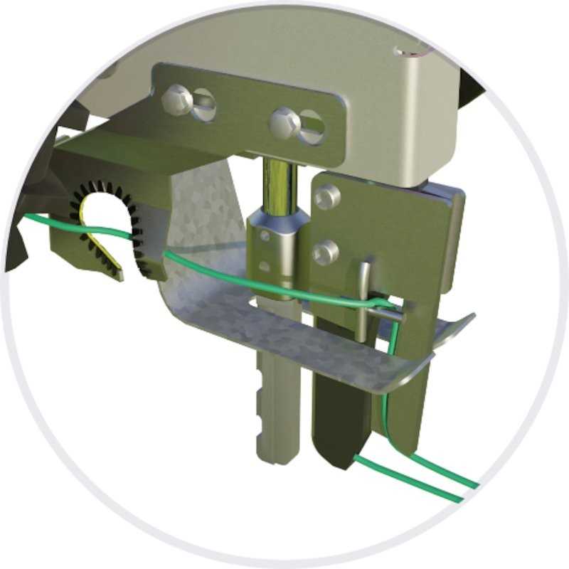 Additional cable guide for cable-laying machine