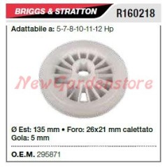 Puleggia avviamento B&S rasaerba tosaerba tagliaerba 5-7-8-10-11-12 hp R160218 | NewgardenParts.com