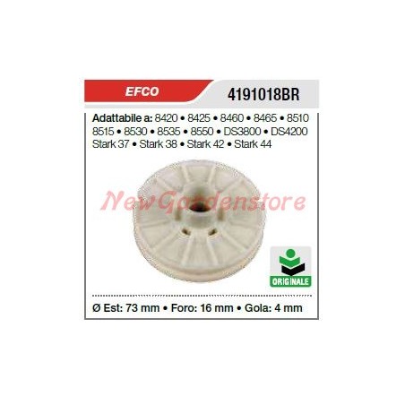 Puleggia avviamento EFCO decespugliatore 8420 8425 8460 8465 8510 4191018BR | NewgardenParts.com