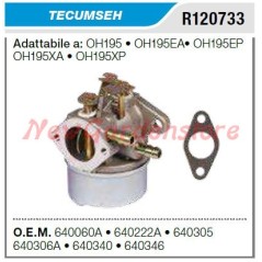 Carburador TECUMSEH cortacésped OH195 OH195EA R120733