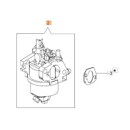 Carburetor transporter models CR270K ORIGINAL OLEOMAC L66150449 | NewgardenParts.com