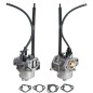 Vergaser BRIGGS horizontaler Rasentraktor Motor 25D-25M137 Schneefräse