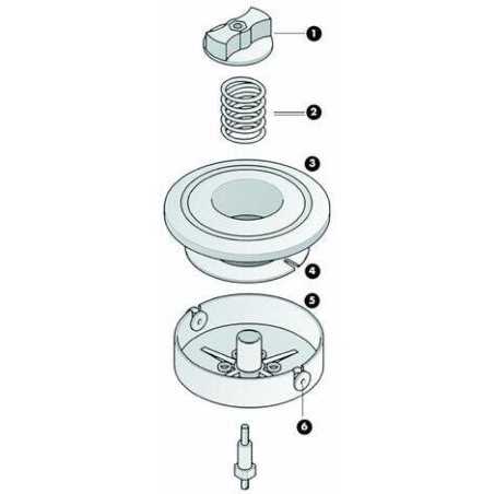 PARTIE SUPÉRIEURE POUR TÊTE DE DÉCEMBRE - P07092 | NewgardenParts.com